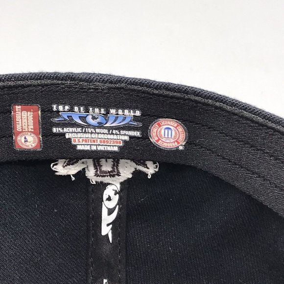Texas A&M Aggies Top Of The World TOW Hat Cap One Fit Licensed Large Black EUC - Picture 5 of 5